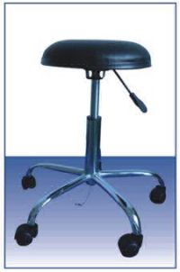 Screw lifting leather round stool YY-D2016A