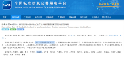 Two national standards drafted by Yiyuan Electrostatic Company have been officially released